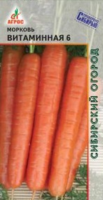 Морковь Витаминная 6  2 гр фото